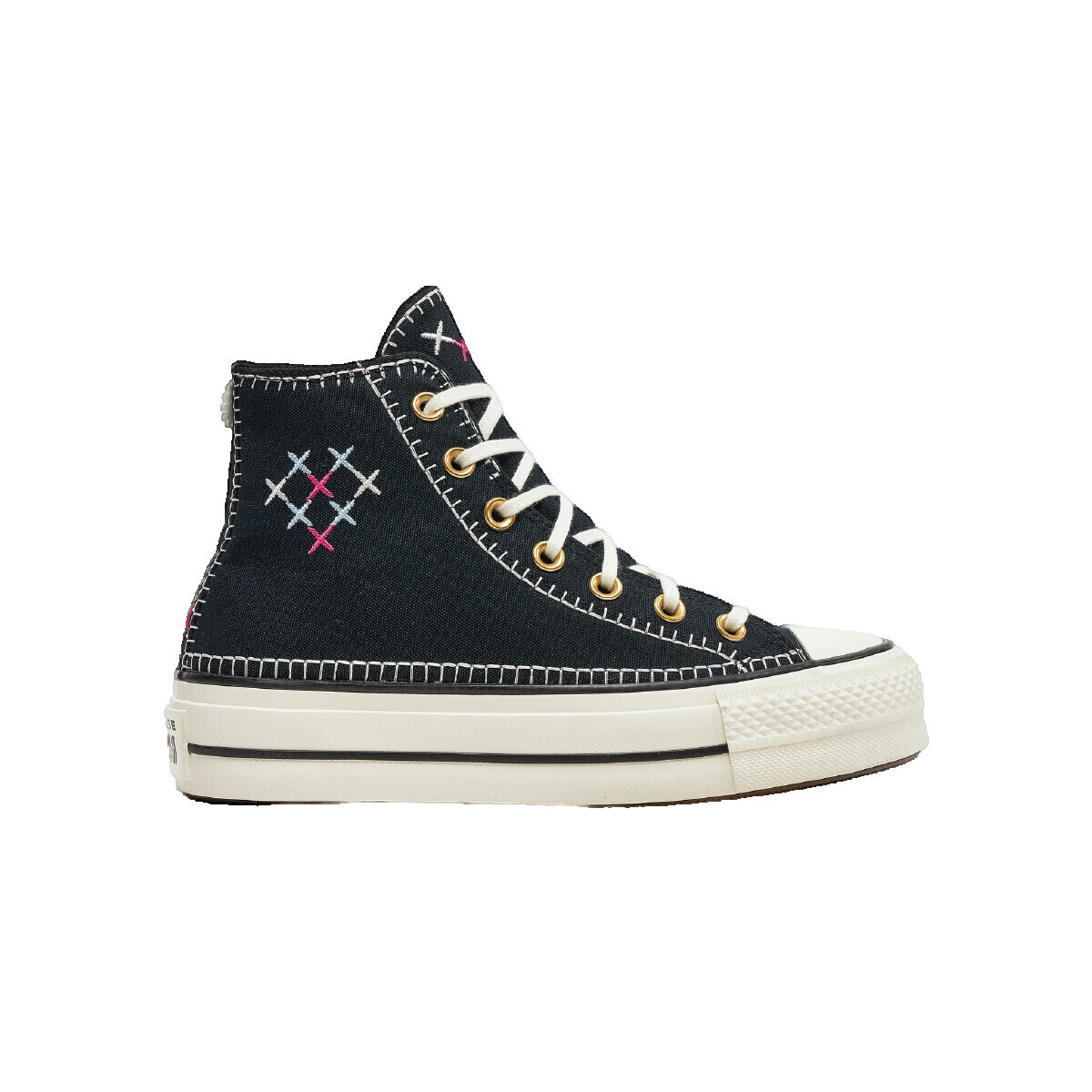 Converse  Compensées Ctas Lift Hi Egret  Černá