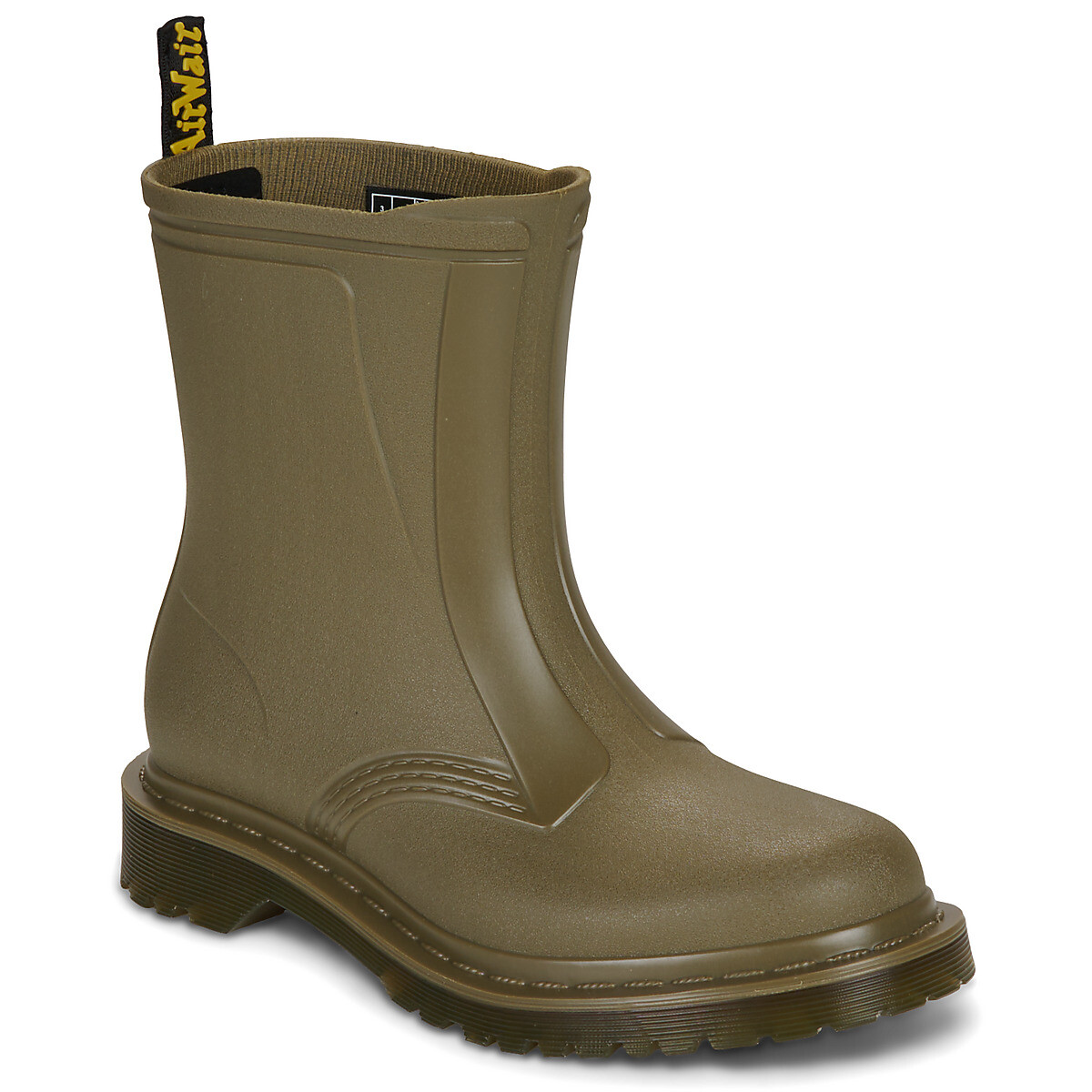 Dr. Martens 1460 Rain Pull On Boot DMs Olive PVC Khaki