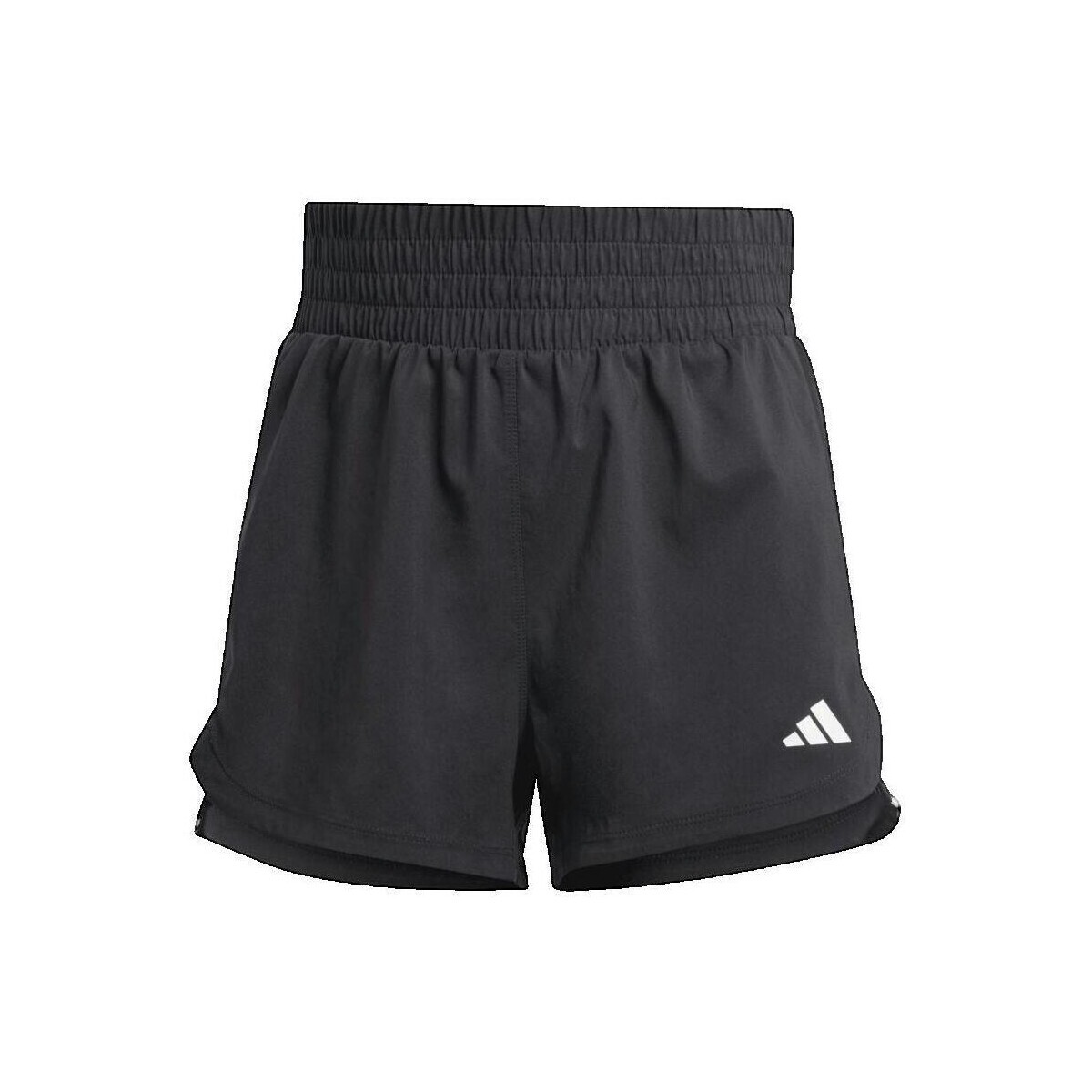adidas  Short  Pacer Training 3-Stripes tissé taille haute  Černá