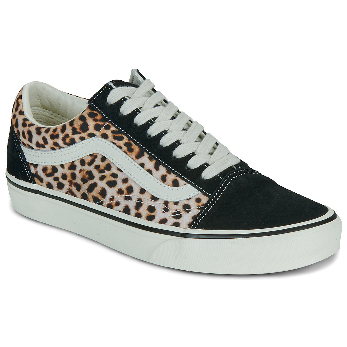 Vans  Old Skool BLACK/LEOPARD  Hnědá