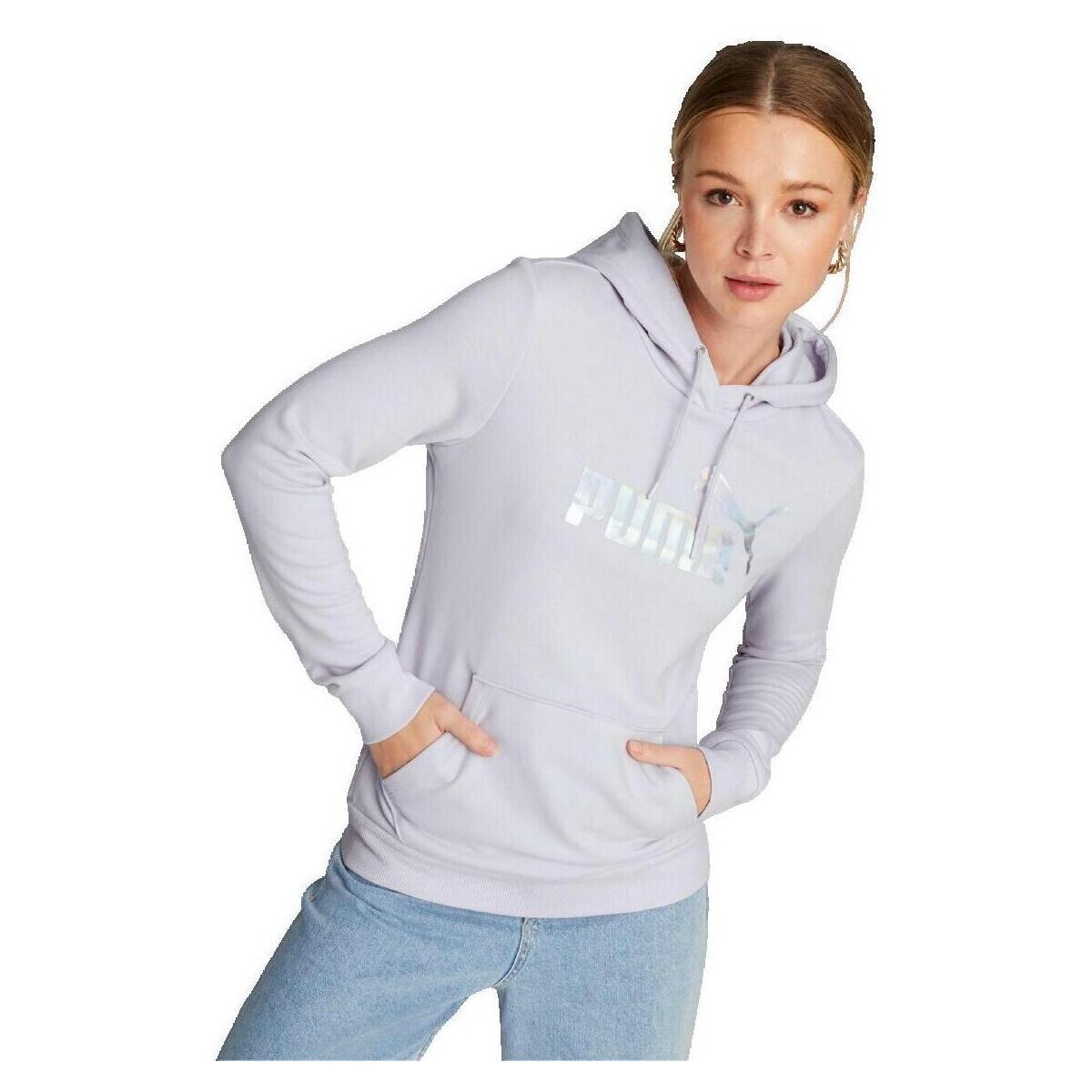 Puma  Sweat à capuche  Essentials+ Nova Shine violet  Fialová