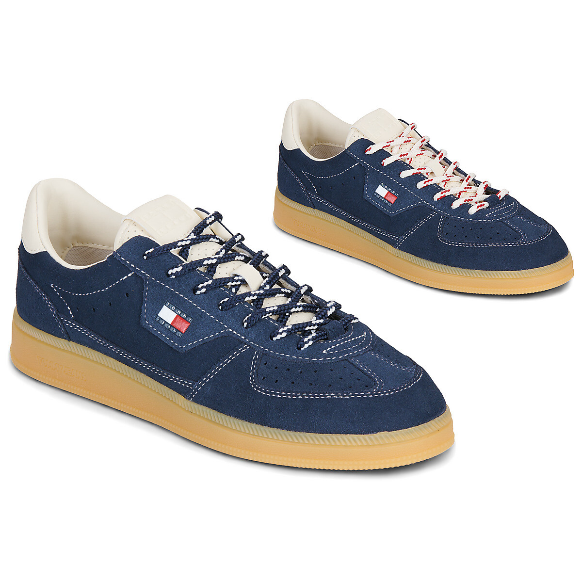 Tommy Jeans  MU THE GREENWICH EDGE SUEDE  Tmavě modrá