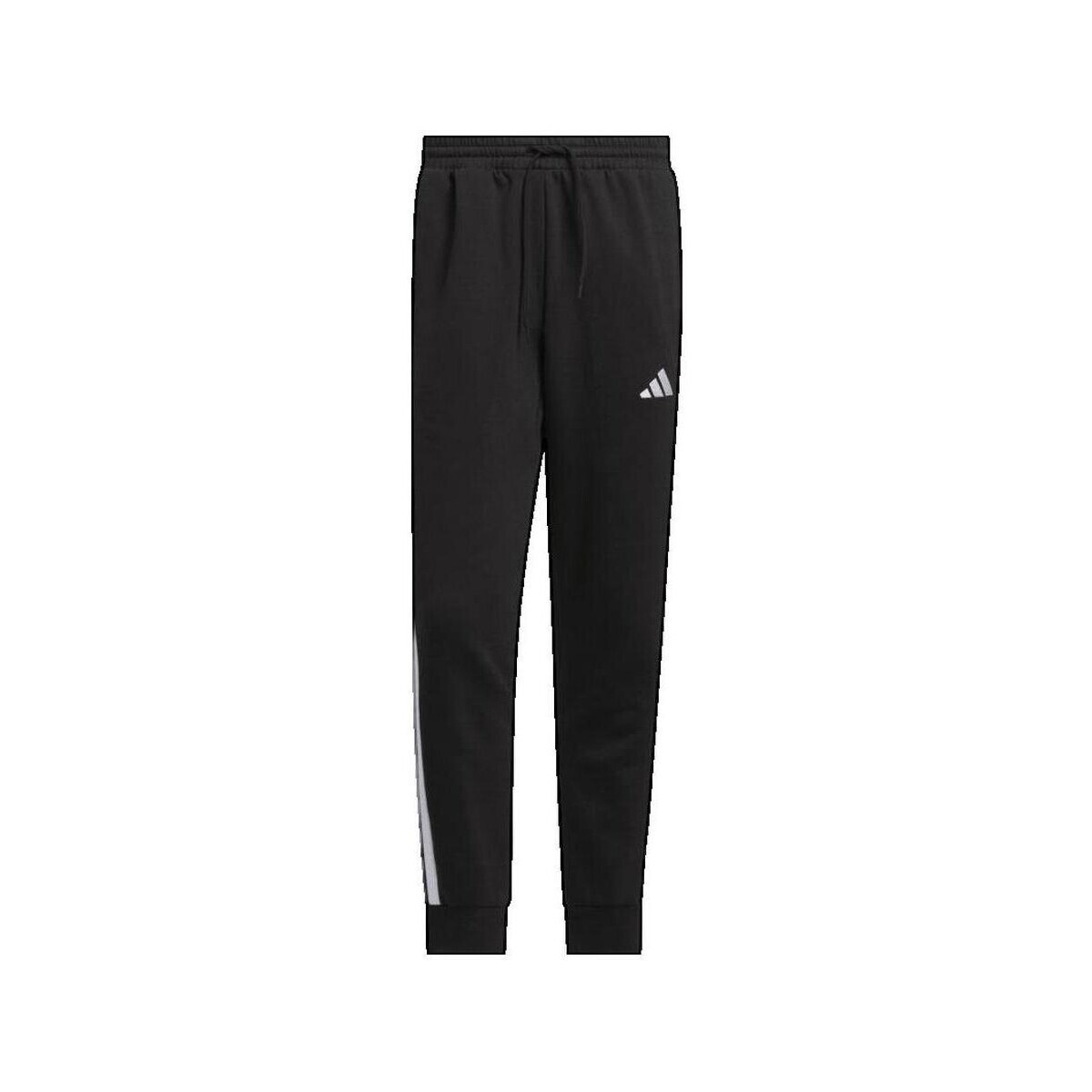 adidas  Pantalon de survêtement  Essentials 3 Stripes Fleece  Černá