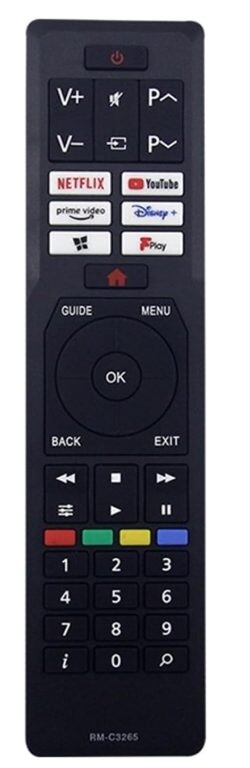 Eclipsera Náhradní dálkový ovladač RM-C3265 pro JVC TV