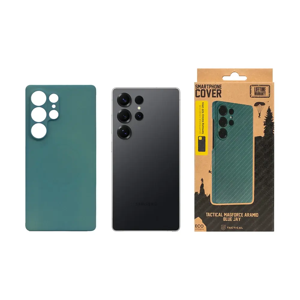 Zadní kryt Tactical MagForce Aramid pro Samsung Galaxy S25 Ultra, blue jay