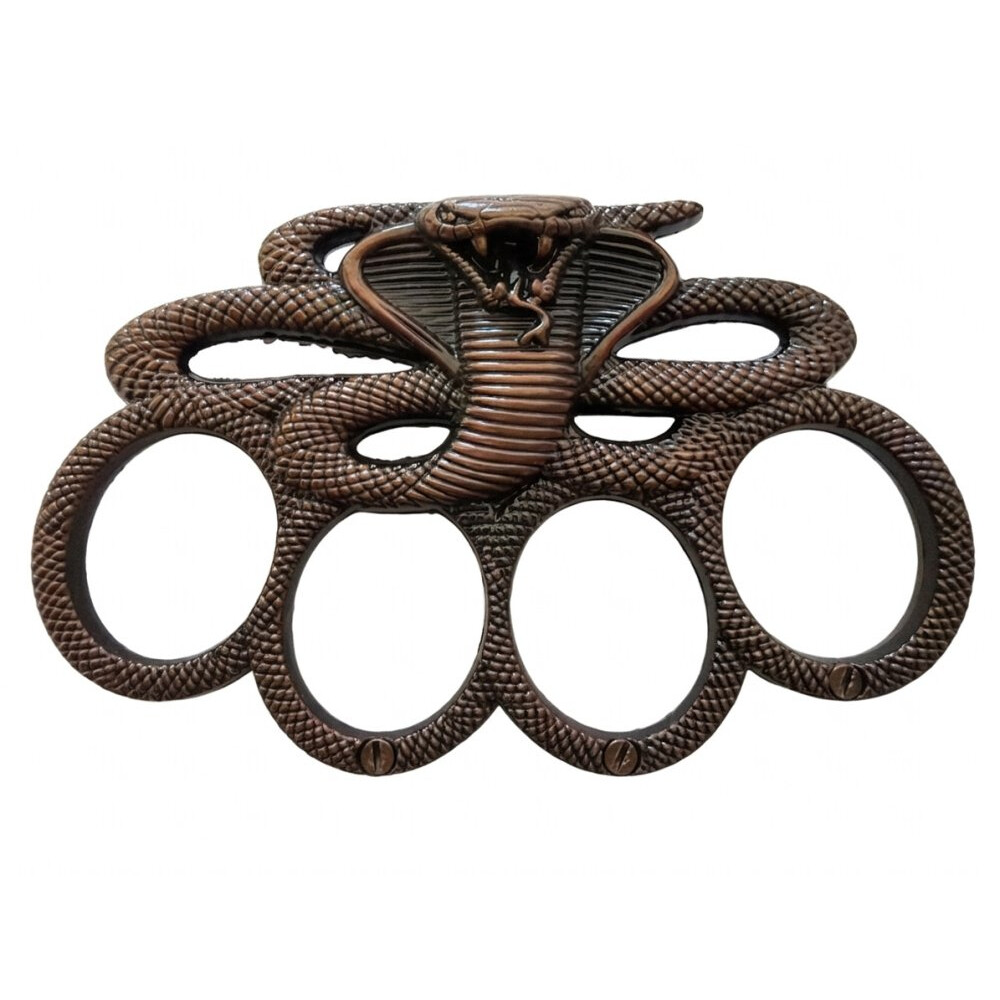 Boxer na ruku mosazný Snake - bronzový
