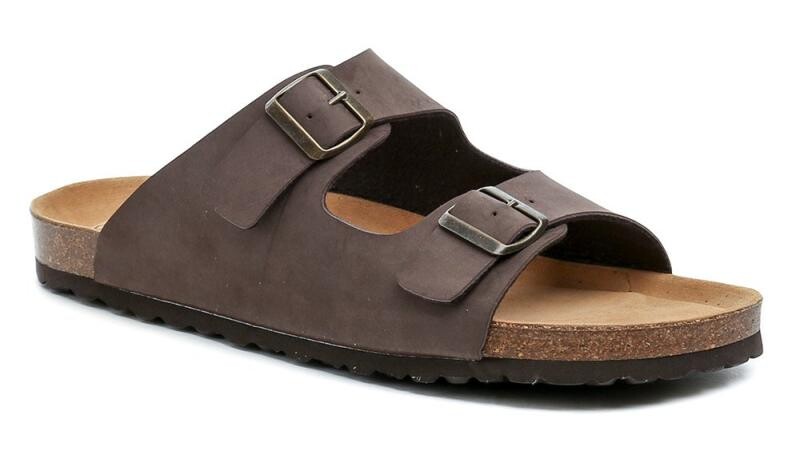Arno COSMOS Comfort 8110-704 hnědé pánské nadměrné nazouváky