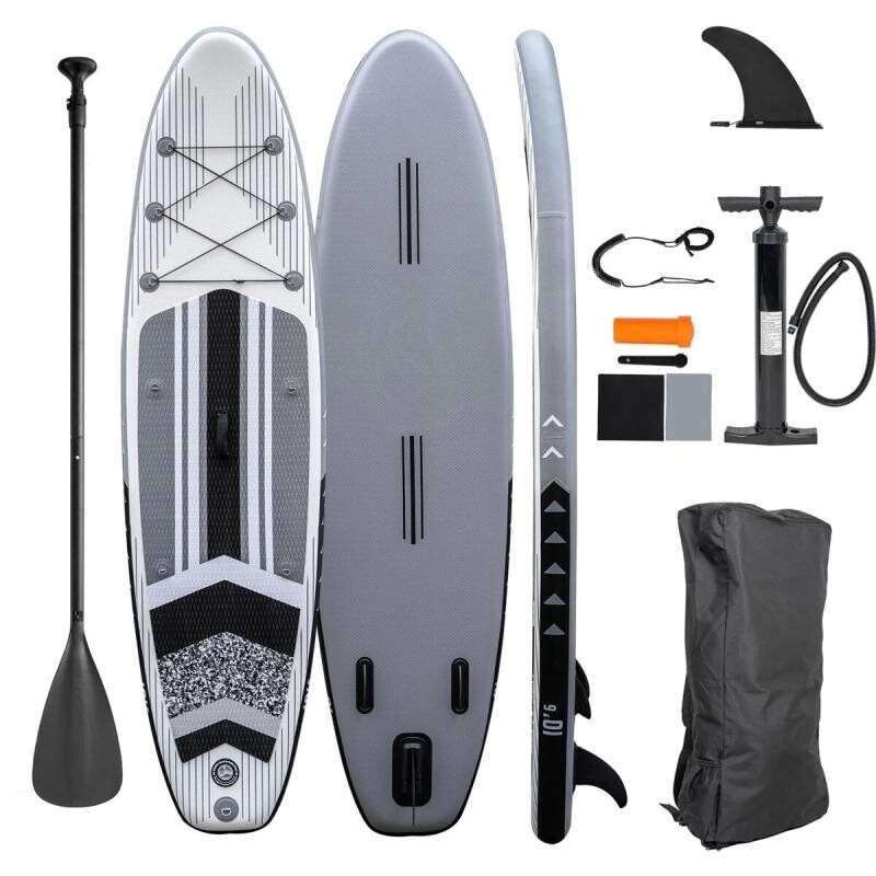 e4fun Allround Stand Up Paddle Board šedý
