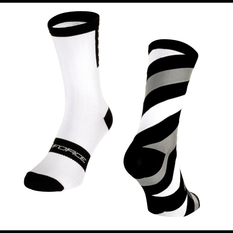 Force Ponožky SLANTED zebra