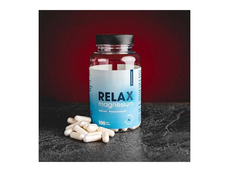 Hemp World Magnesium Relax L-treonát 100 kapslí