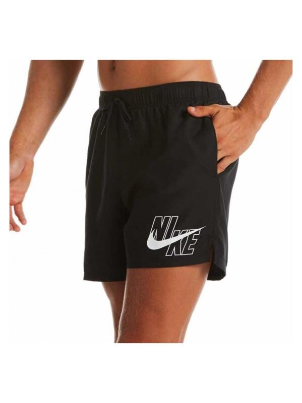 Nike Swim NIKE LOGO LAP 5 inch BLACK-BLACK
