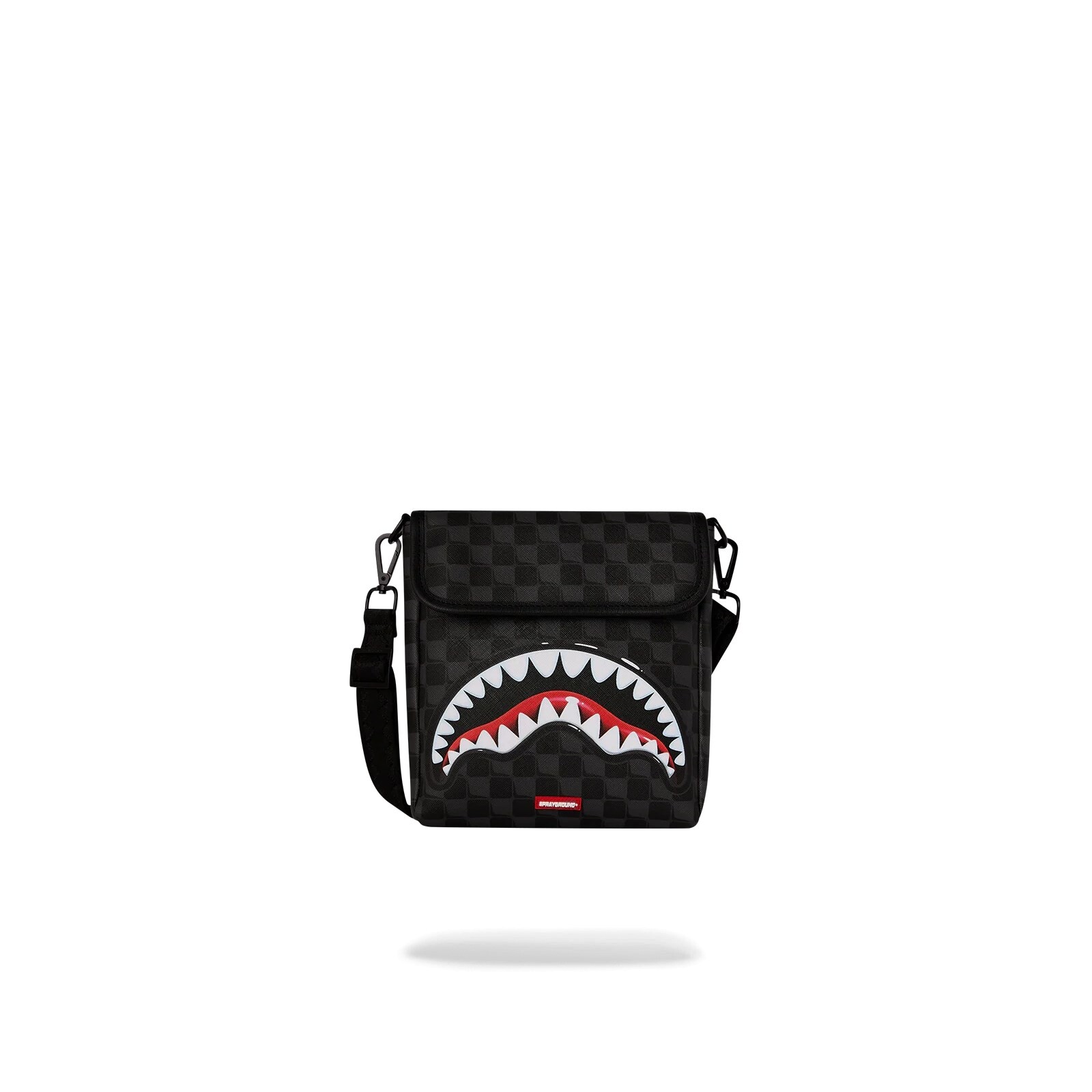 taška přes rameno SPRAYGROUND - Sharks In Paris Balloon Black Messenger Sling (MULTI)