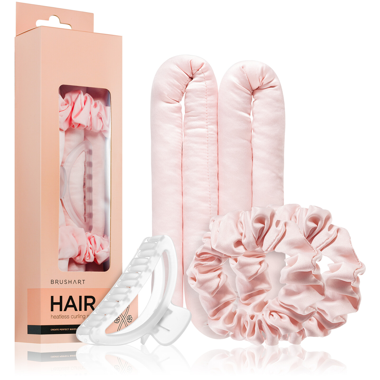 BrushArt Sada pro natočení vlasů Heatless Hair Curling Set
