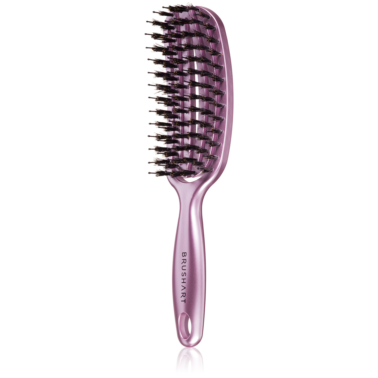 BrushArt Kartáč na foukání Vent Blowdry Hairbrush Metalická růžová