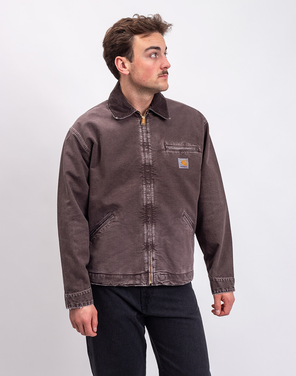 Carhartt WIP OG Detroit Jacket Tobacco/Tobacco destroy wash M