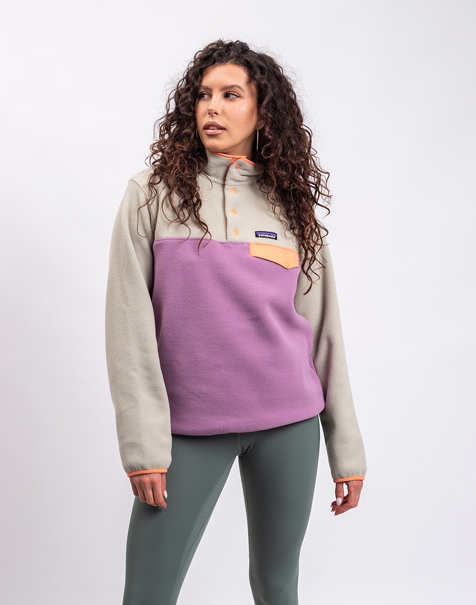 Patagonia W's LW Synch Snap-T P/O Light Violet S