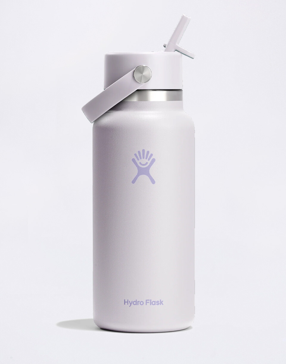 Hydro Flask Wide Mouth with Flex Straw Cap (946 ml) Cloud Pink