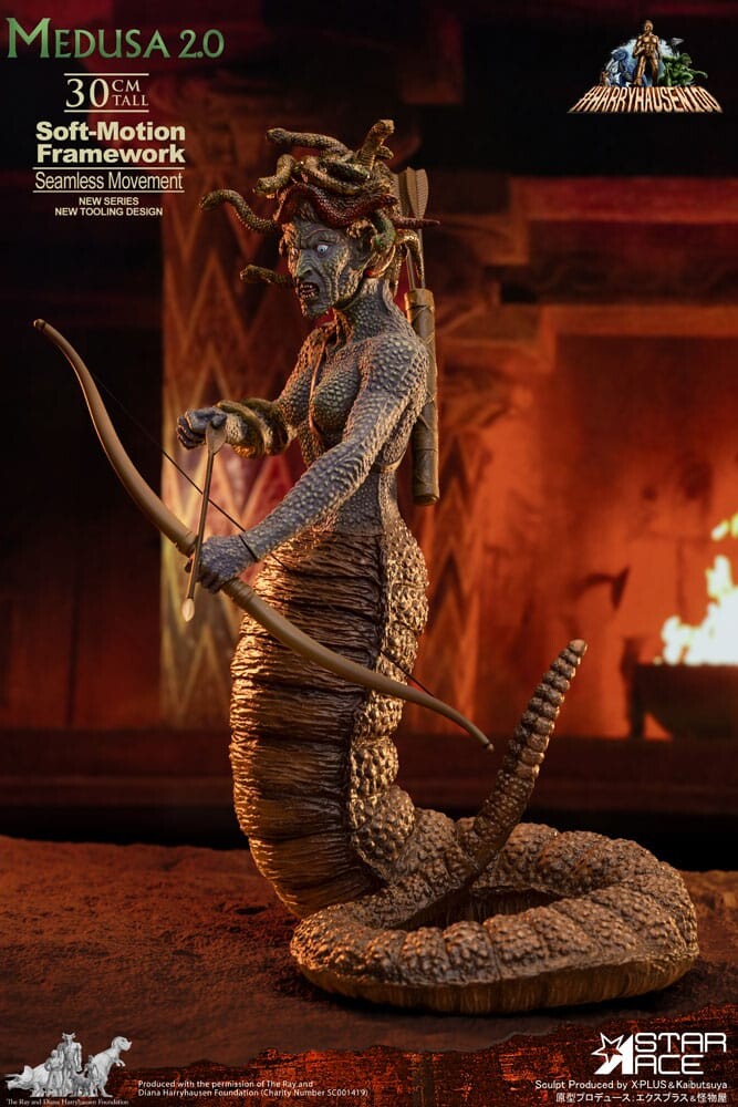 Star Ace Toys | Clash of the Titans - Ray Harryhausens Statue Medusa (Soft-Motion Series) 30 cm
