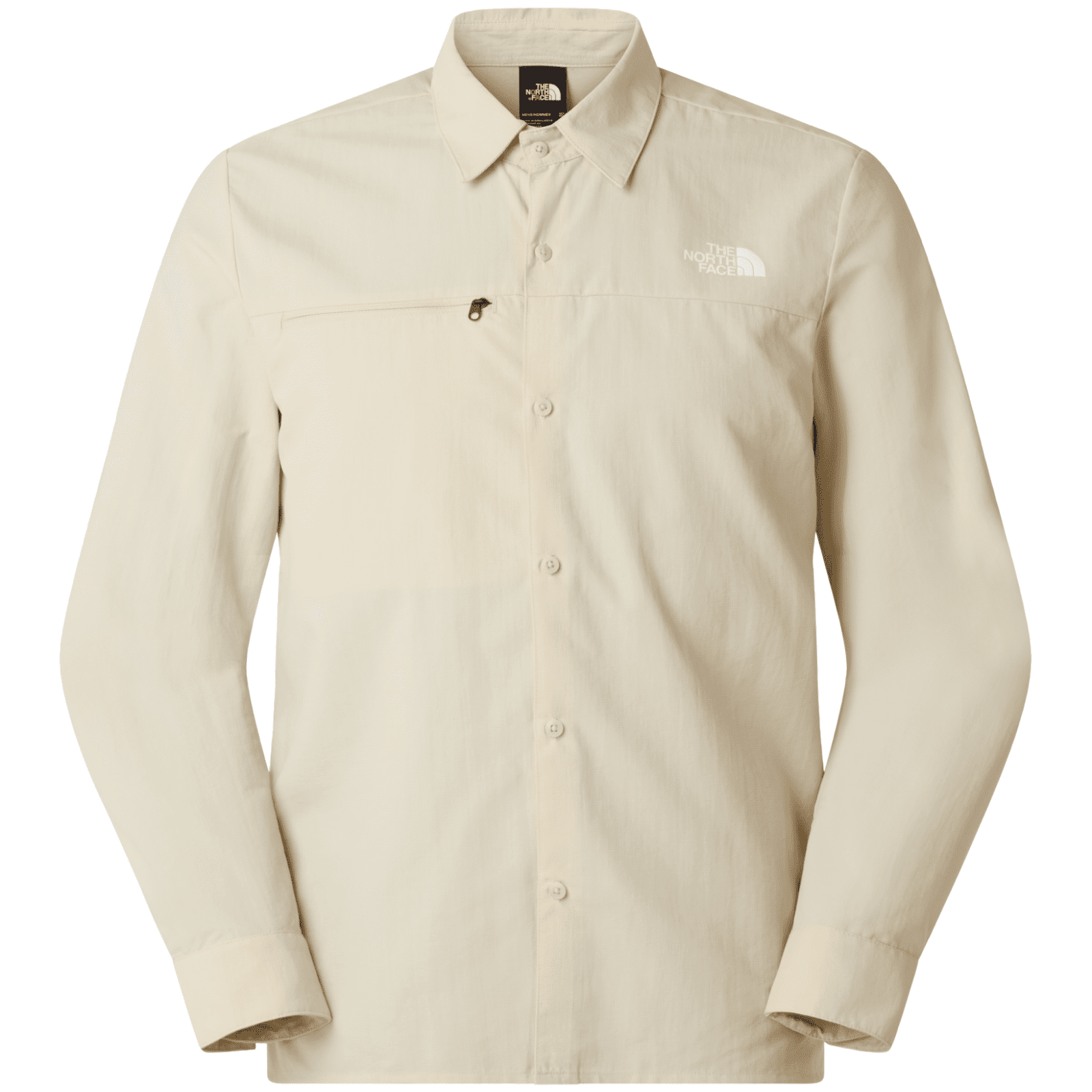 Pánské triko The North Face Packable Long Sleeve Shirt Velikost: M / Barva: béžová