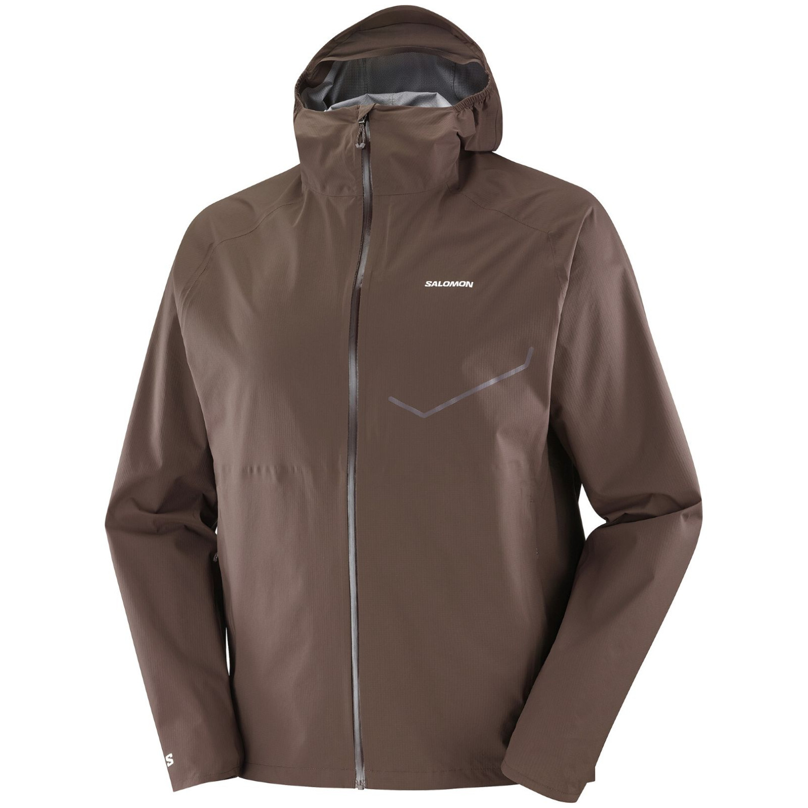 Pánská bunda Salomon Bonatti Waterproof Jacket M Velikost: S / Barva: hnědá