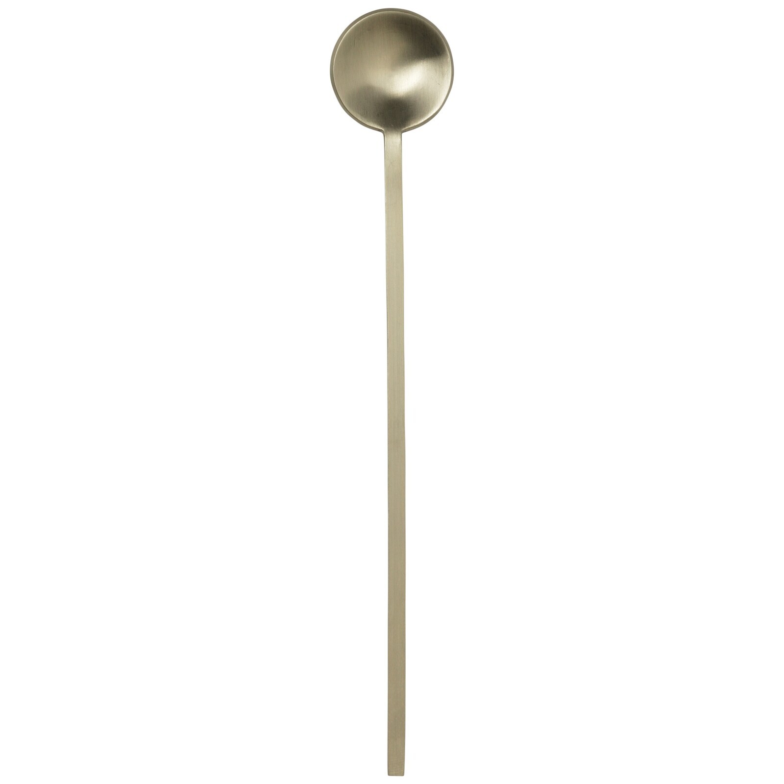 Barmanská lžíce FEIN 18 cm, zlatá, nerezová ocel, ferm LIVING