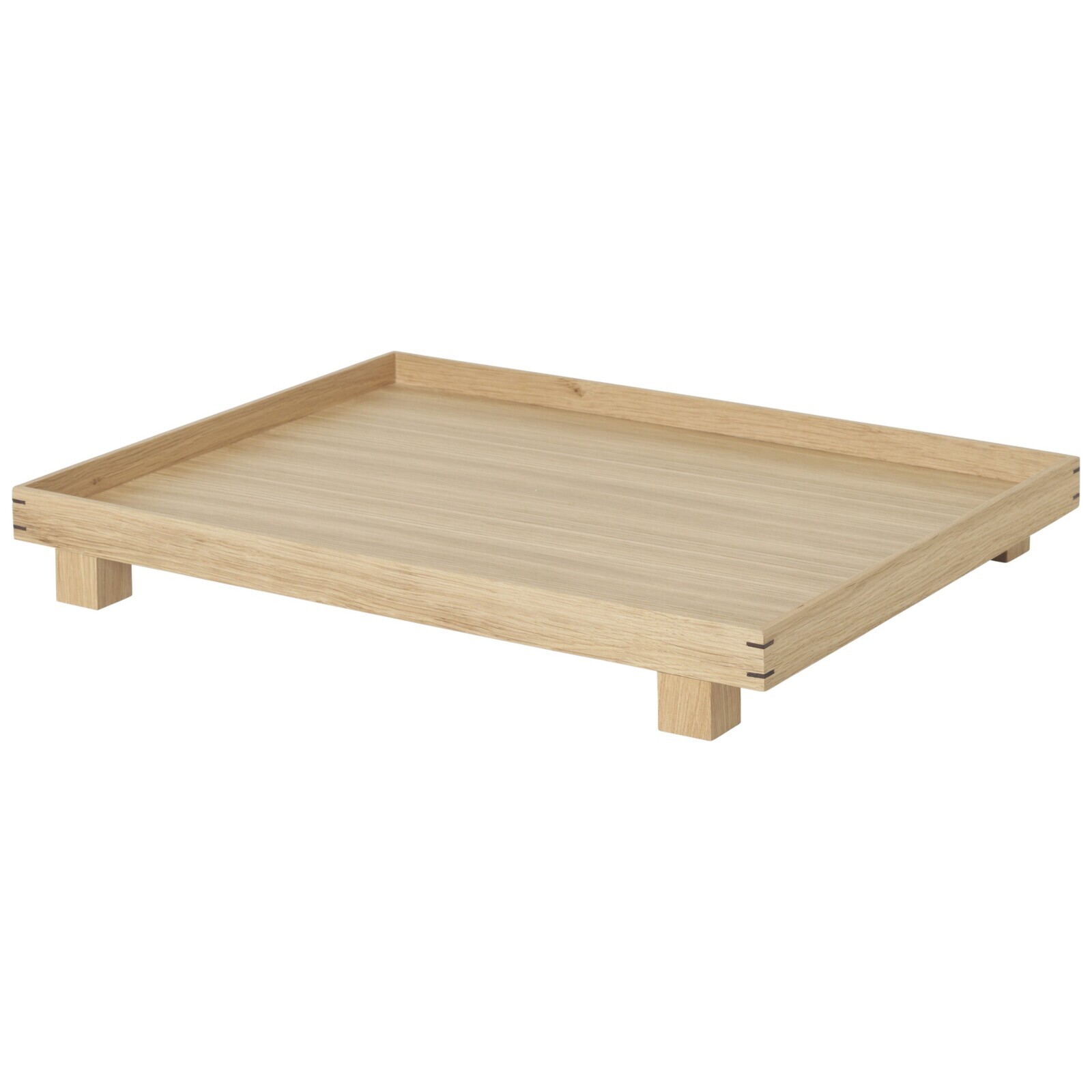 Servírovací podnos BON 47 x 36 cm, přírodní, dřevo, ferm LIVING