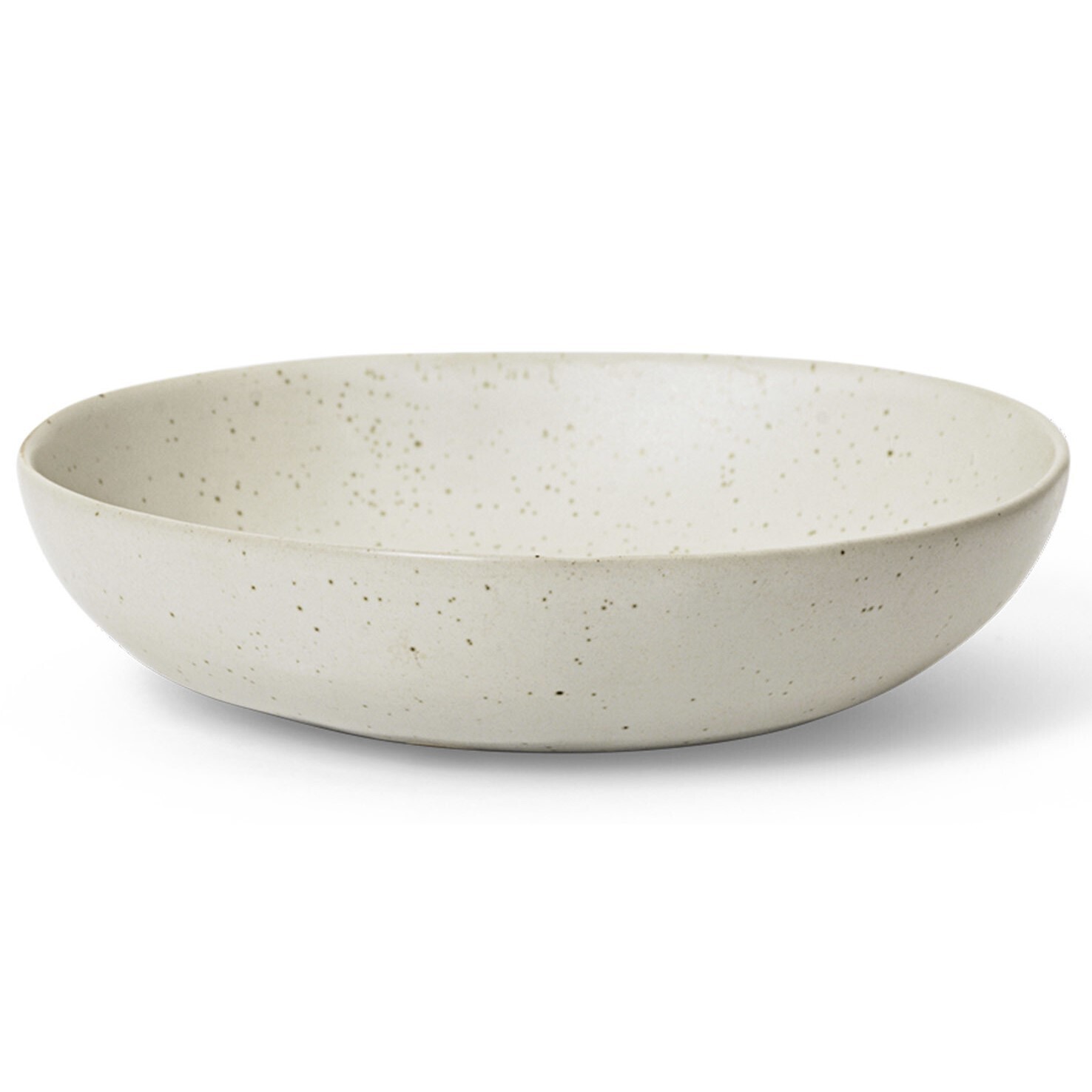 Servírovací mísa FLOW 19,5 cm, bílá, kamenina, ferm LIVING