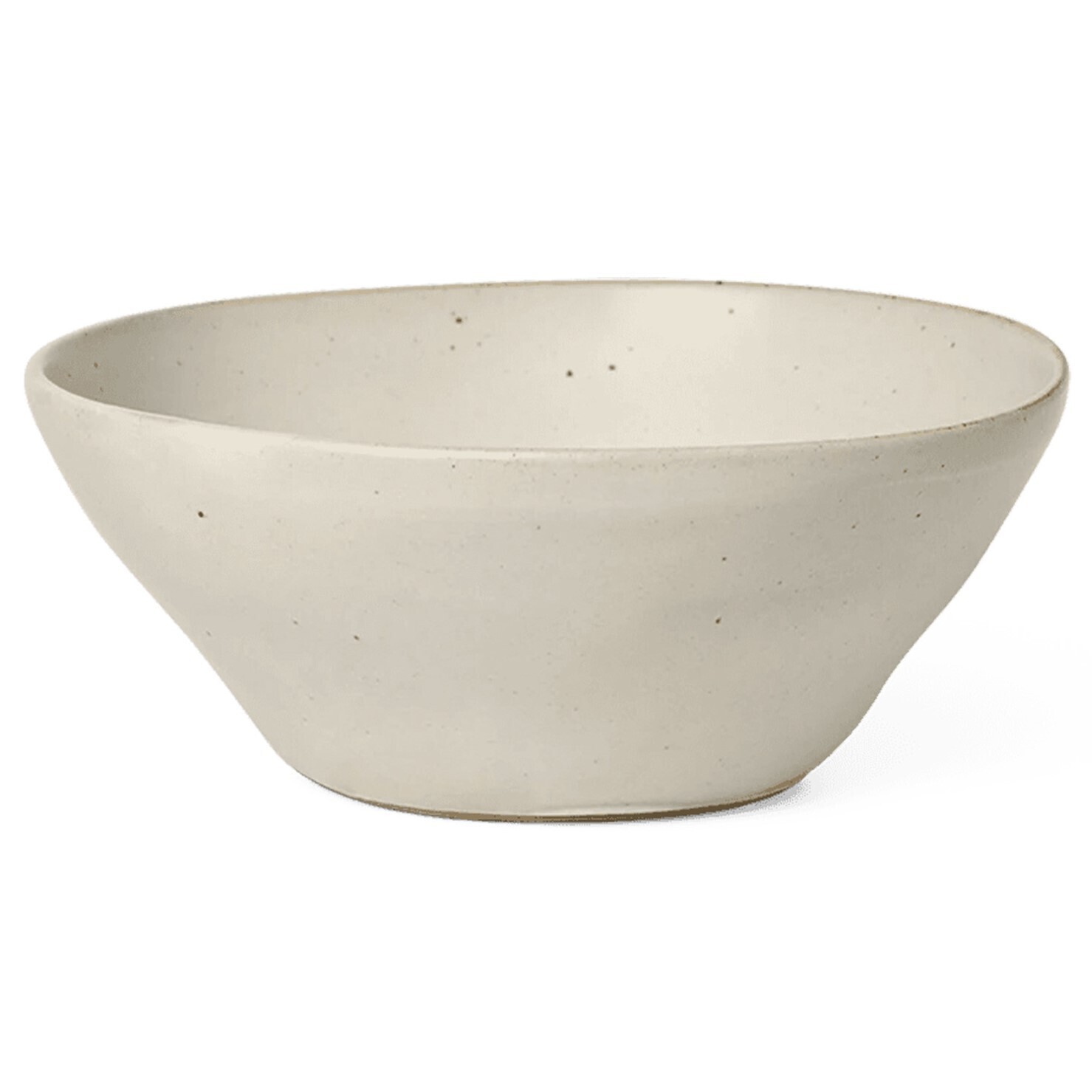 Jídelní mísa FLOW 14,5 cm, bílá, kamenina, ferm LIVING