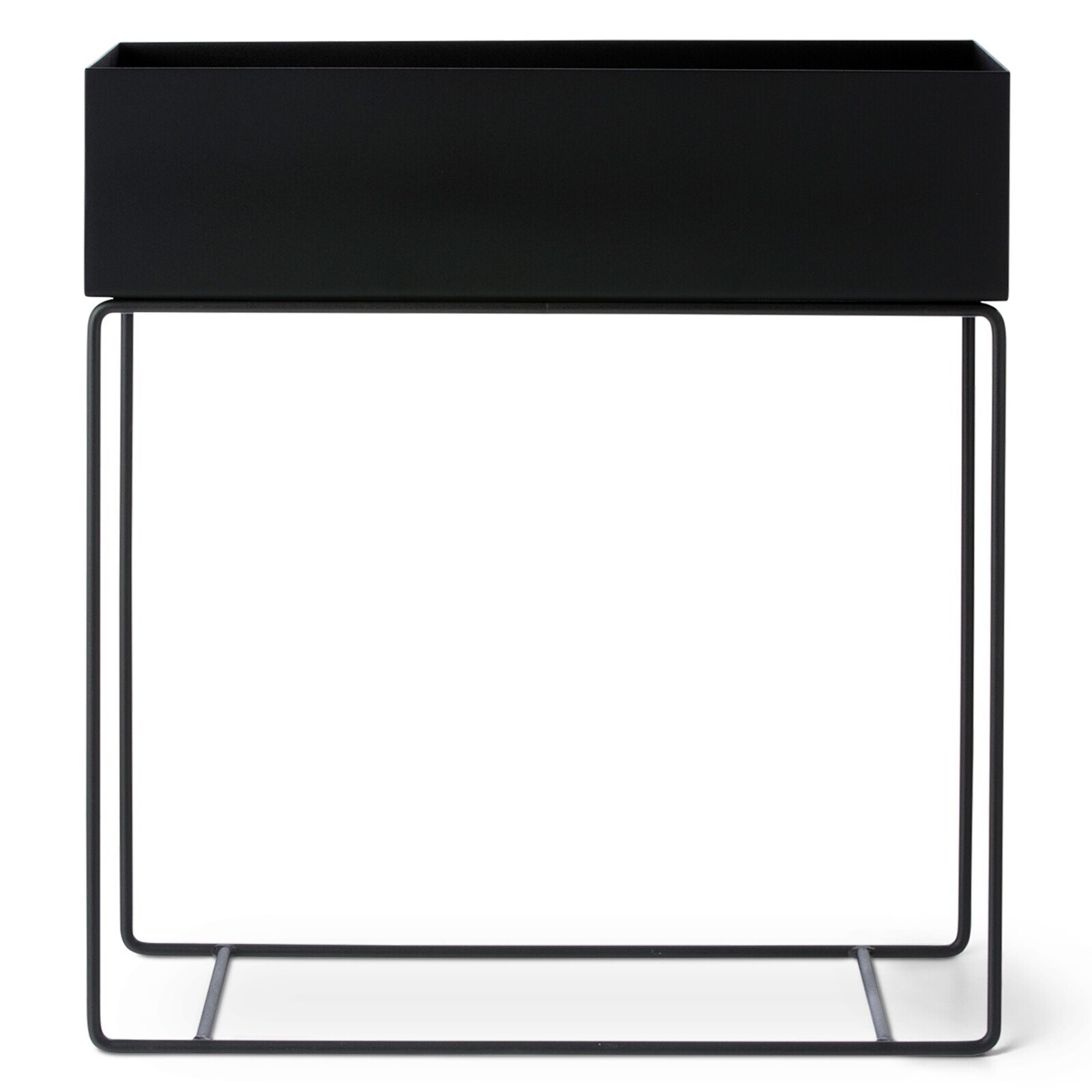 Květináč PLANT BOX 60 cm, černá, železo, ferm LIVING
