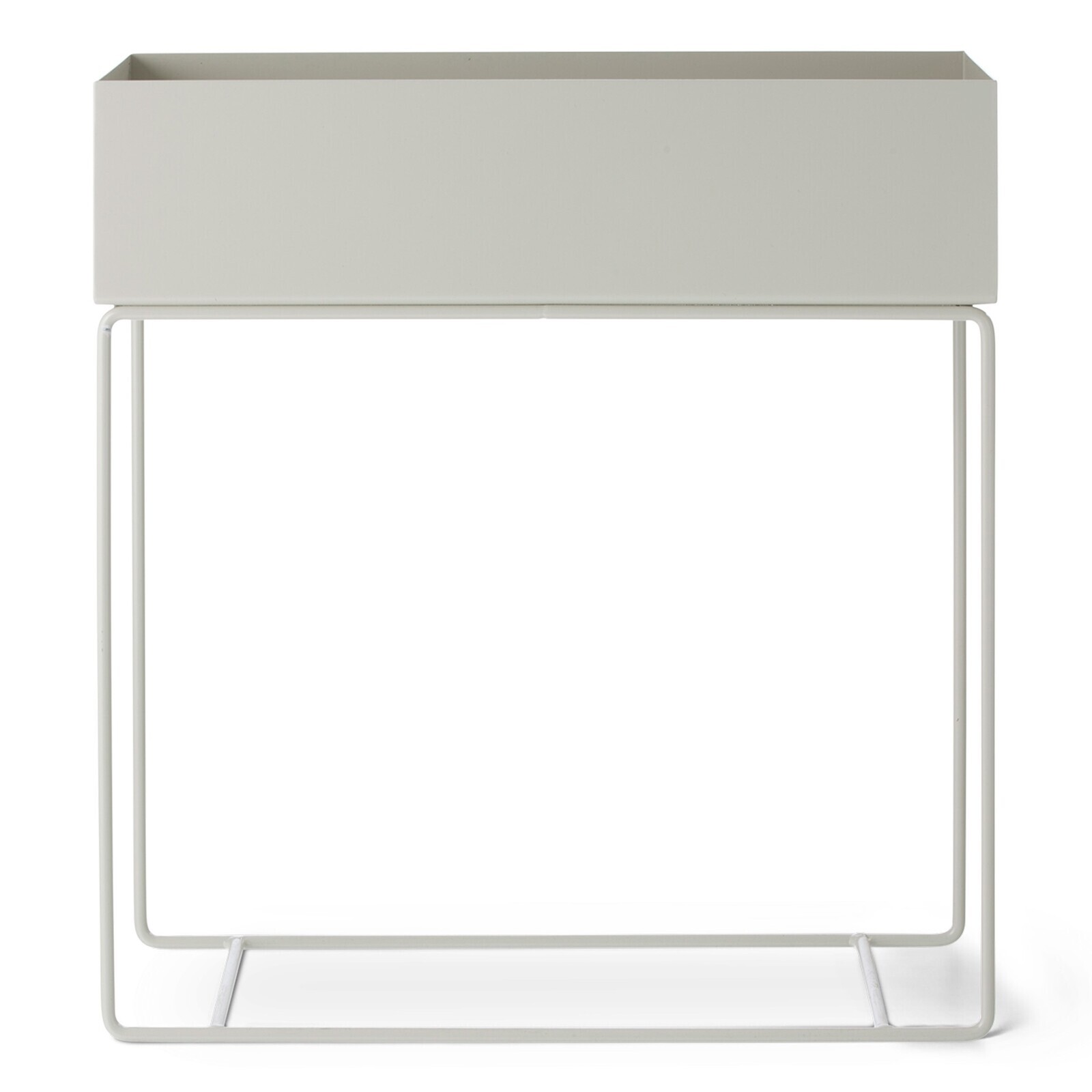 Květináč PLANT BOX 60 cm, světle šedá, železo, ferm LIVING