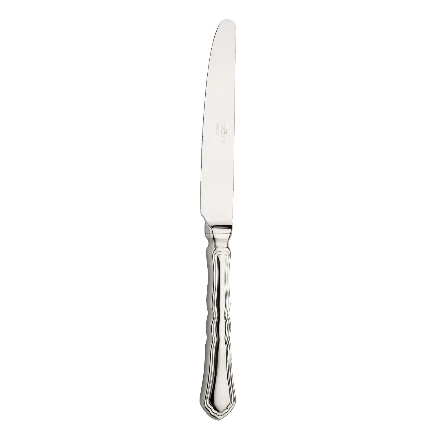 Jídelní nůž SETTECENTO 25 cm, dutá rukojeť, stříbrná, nerezová ocel, Pintinox