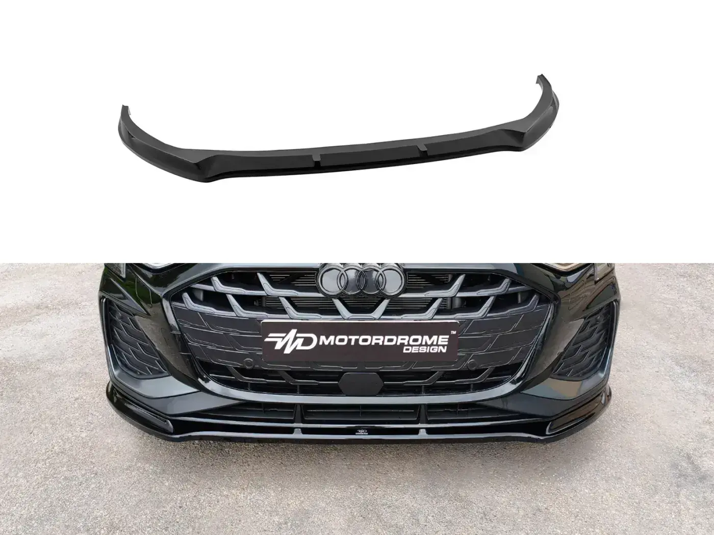 Motordrome Design Spoiler pod přední nárazník Audi S3 / A3 S-Line 8Y Facelift