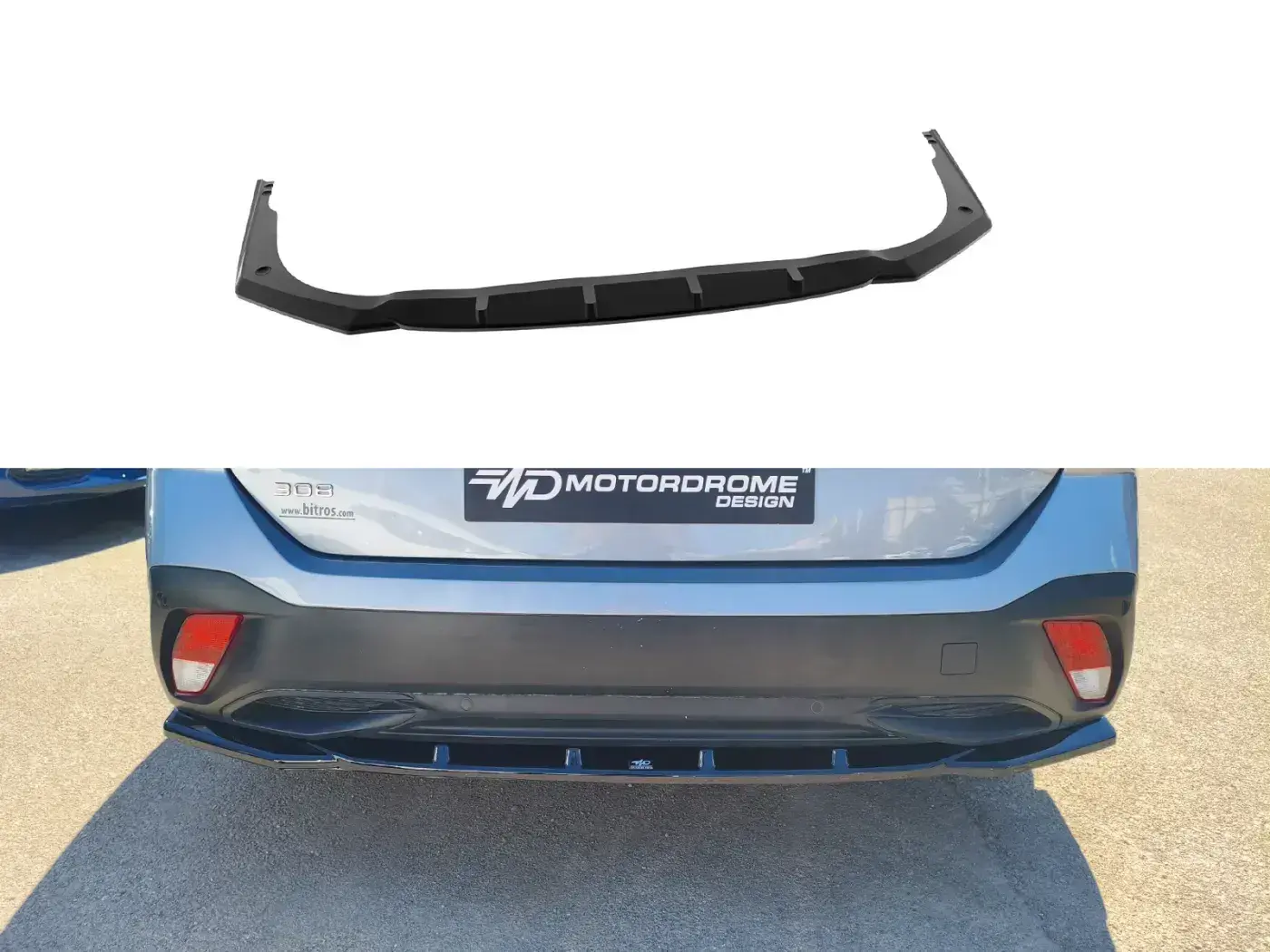 Motordrome Design Zadní difuzor Peugeot 308 SW Mk3 (2021-)