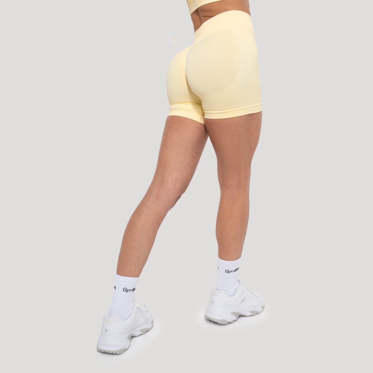 GymBeam Dámské šortky Luma Butter Yellow