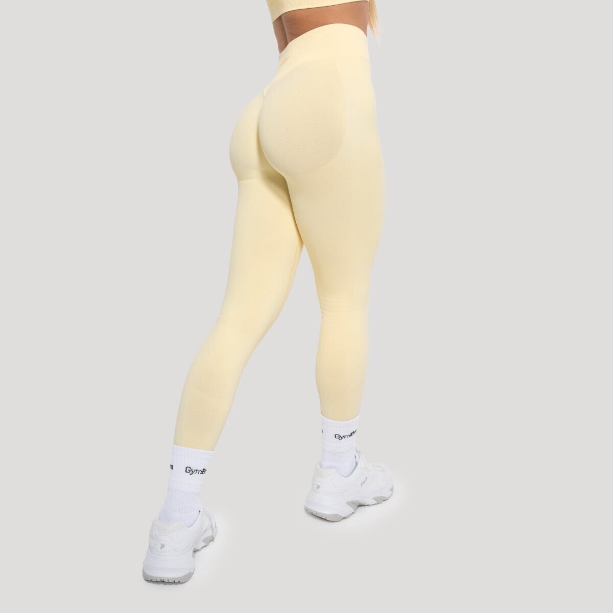 GymBeam Dámské Legíny Luma Butter Yellow