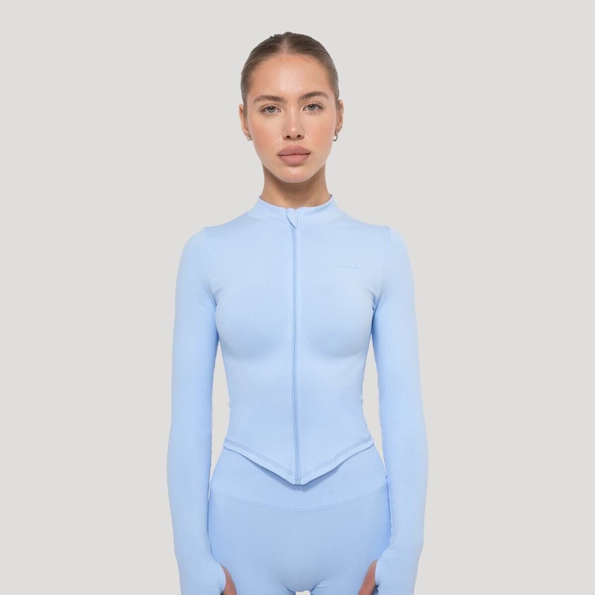 GymBeam Dámský sportovní top Luma Baby Blue