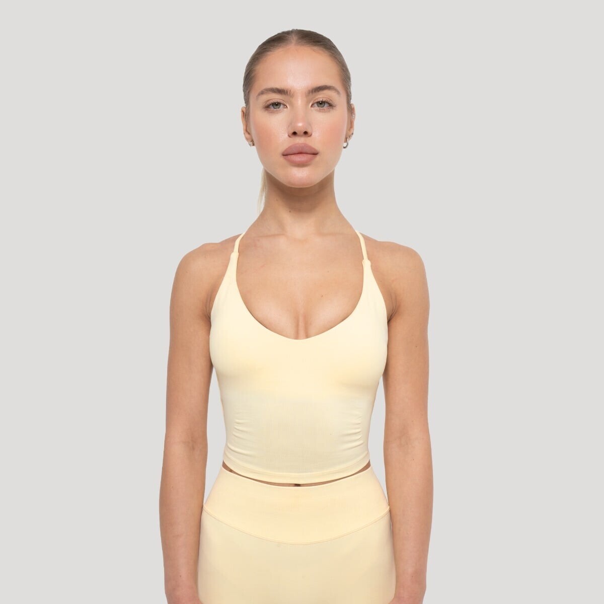 GymBeam Dámské tílko Luma Butter Yellow