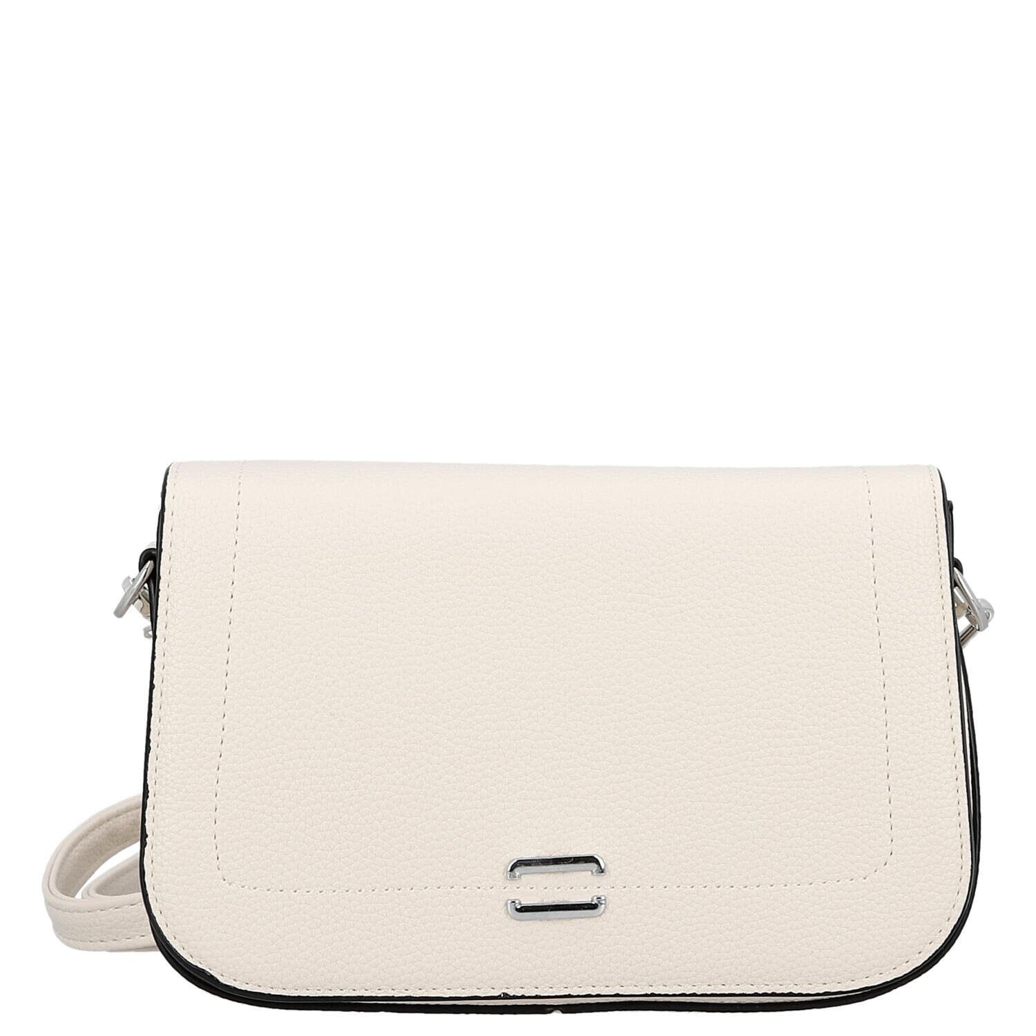 Stylová dámská koženková crossbody kabelka Gizela, krémová