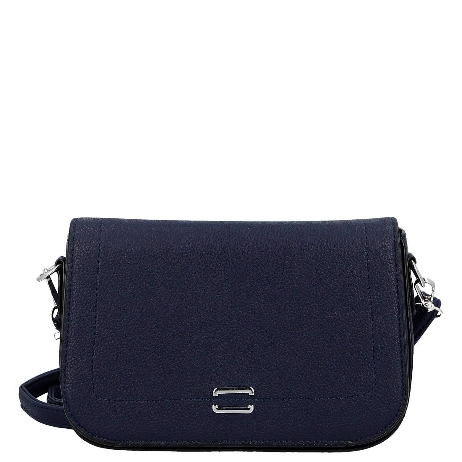 Stylová dámská koženková crossbody kabelka Gizela, tmavě modrá