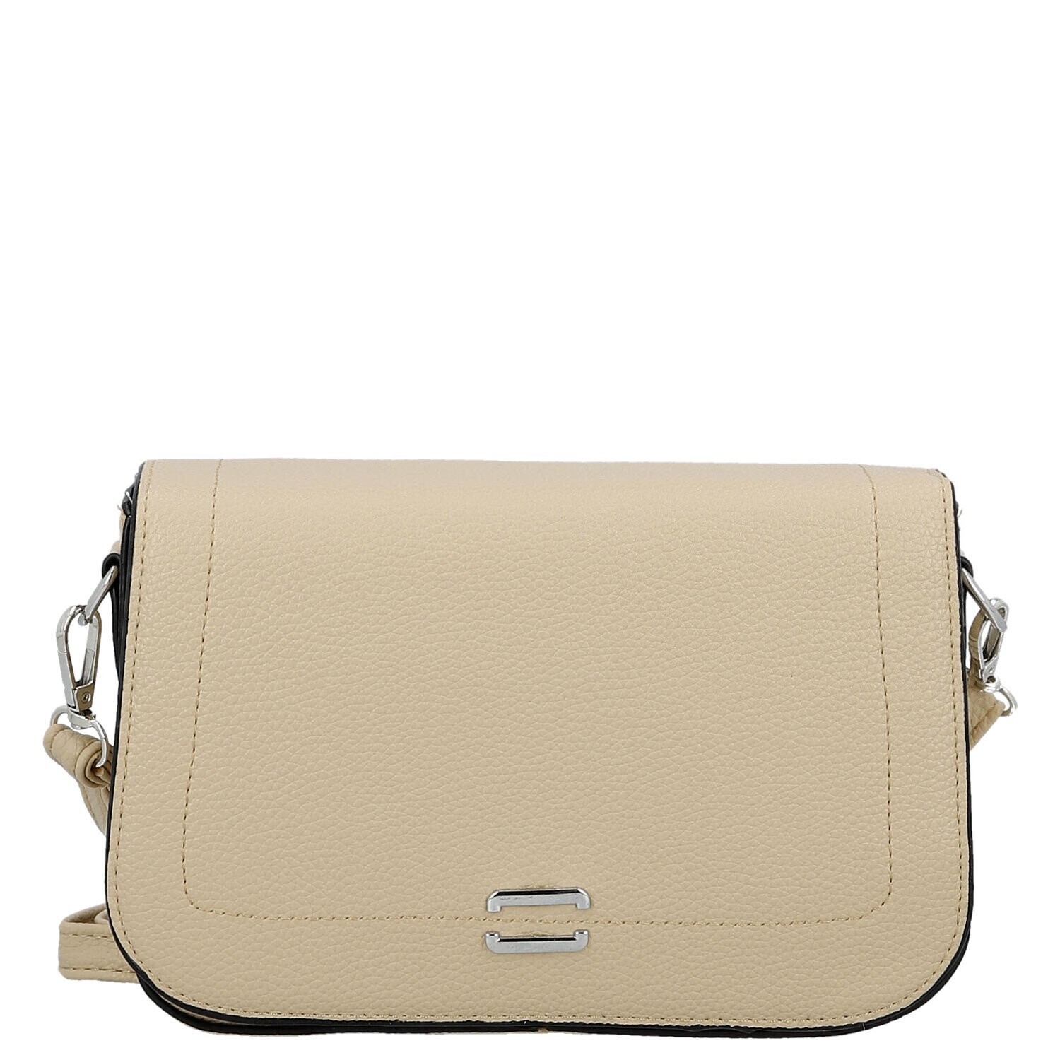 Stylová dámská koženková crossbody kabelka Gizela, béžová