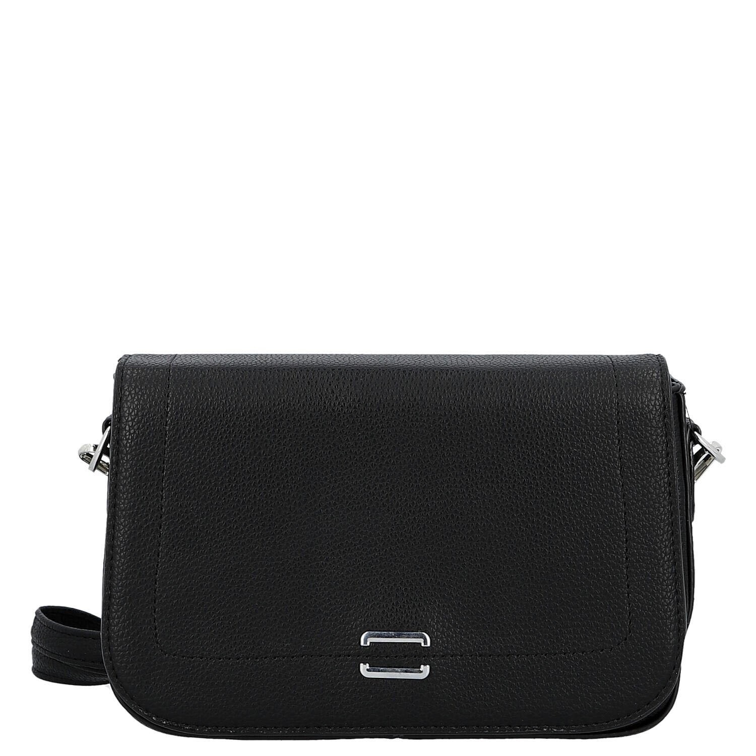 Stylová dámská koženková crossbody kabelka Gizela, černá