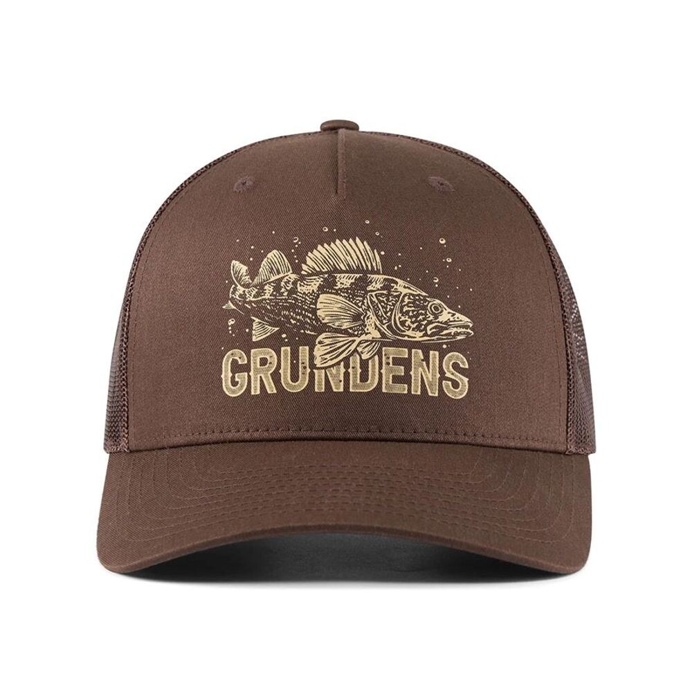 Grundéns Kšiltovka King of the Lakes Trucker Brown O/S