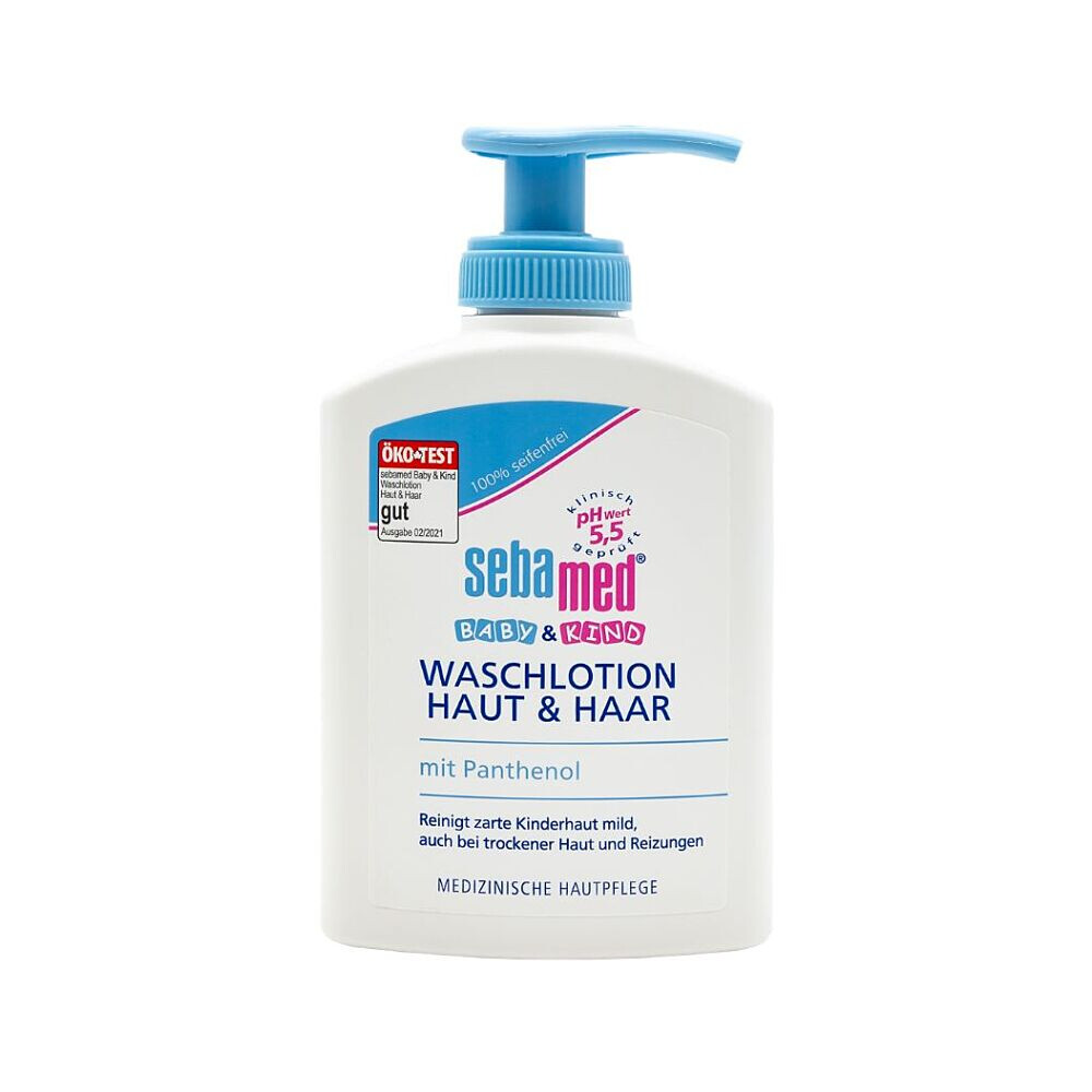 SEBAMED Mycí emulze na tělo a vlasy s pumpičkou 200 ml