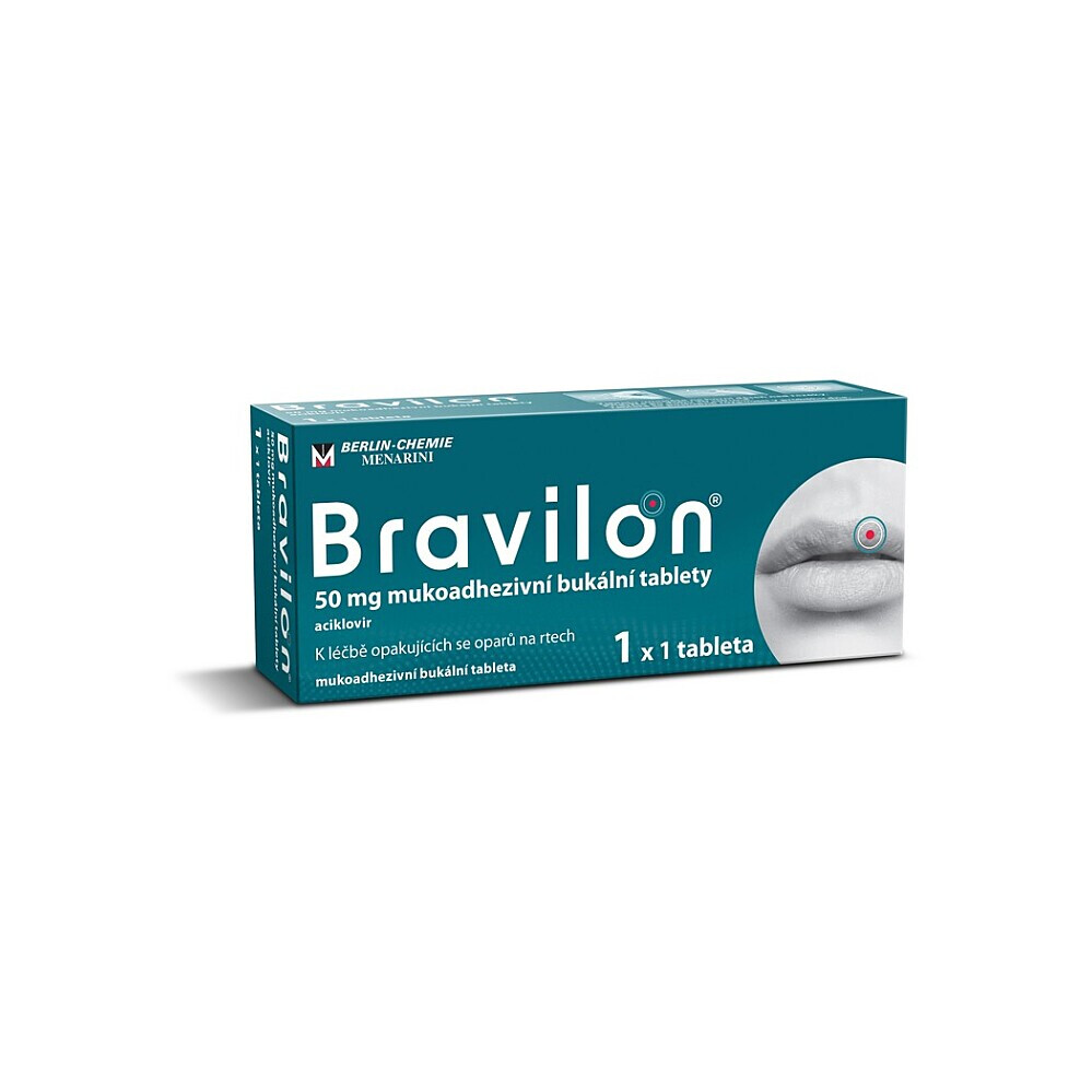 BRAVILON 50MG BUC TBL ADH 1X1
