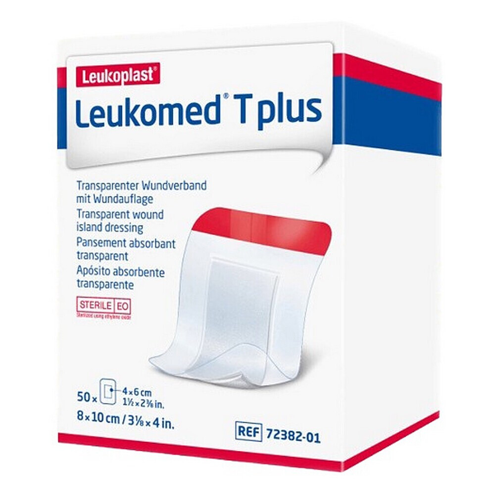 LEUKOMED T Plus 8 x 10 cm 50 kusů