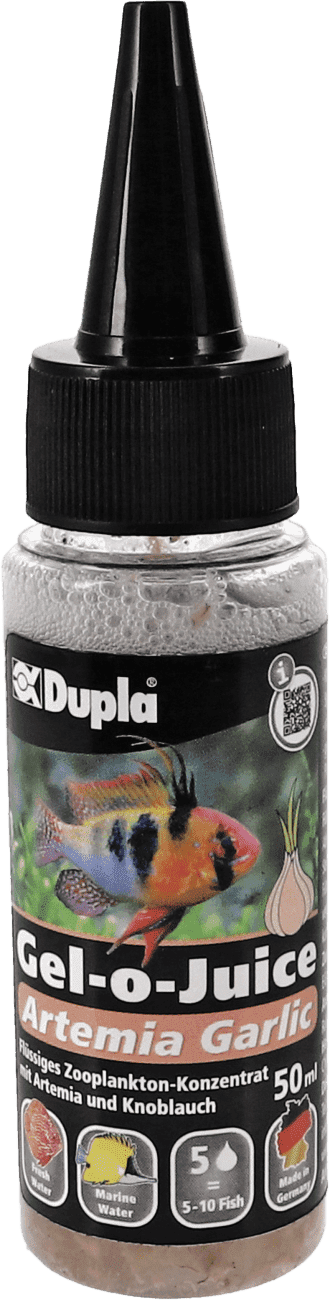 Tekuté krmivo pro ryby Gel-o-Juice Artemia + Garlic 50 ml