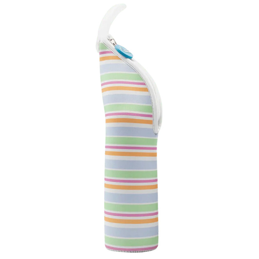 Termoláhev ocelová Laken 500 ml s neoprenovým obalem Moles - stříbrná