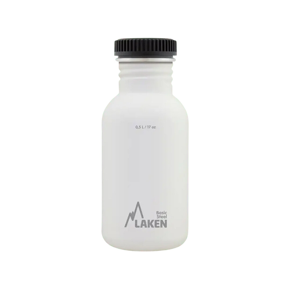 Láhev ocelová Laken Basic Steel 500 ml - bílá