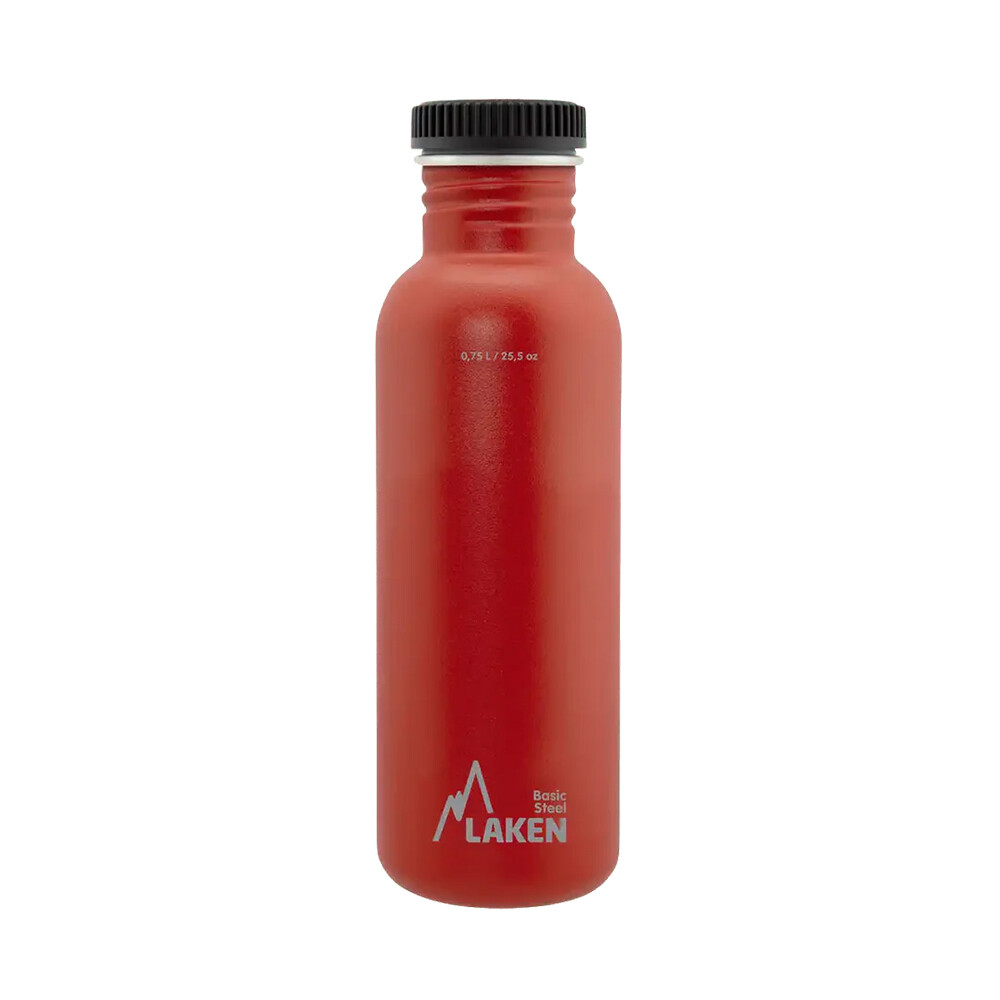 Láhev ocelová Laken Basic Steel 750 ml - červená