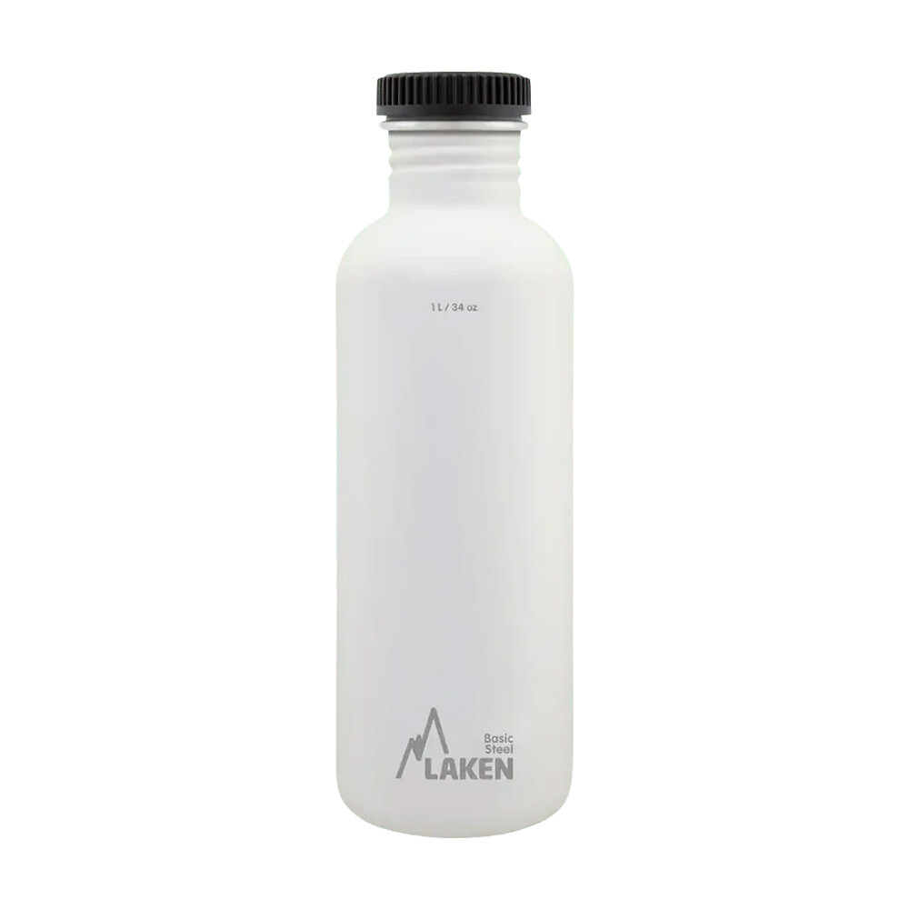 Láhev ocelová Laken Basic Steel 1000 ml - bílá